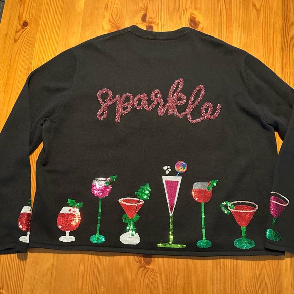 Queen of Sparkles Holiday Sweater - Picture 2 of 5